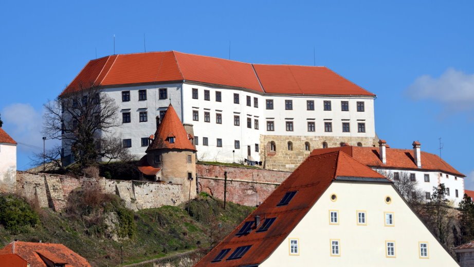 Ptuj Castle from a distance