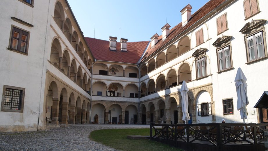 Courtyard of Ptuj castle