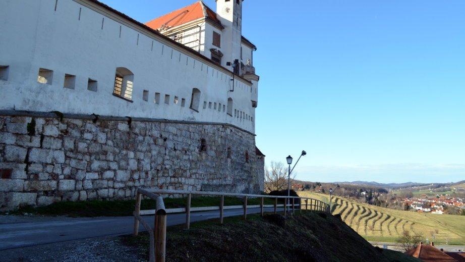 Ptuj Castle from behind