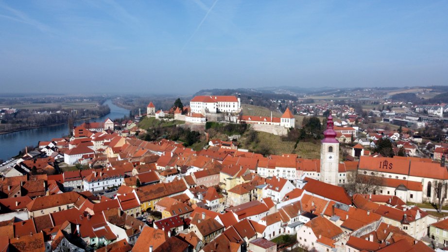 Ptuj Castle and its surroundings