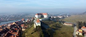 View of Ptuj Castle from above