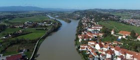 The Drava River from above