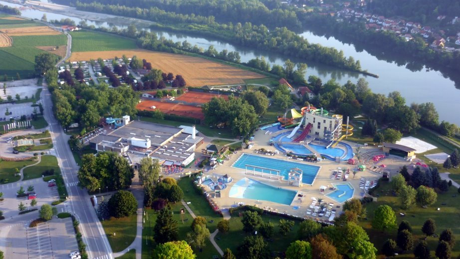 Thermal park Ptuj from above