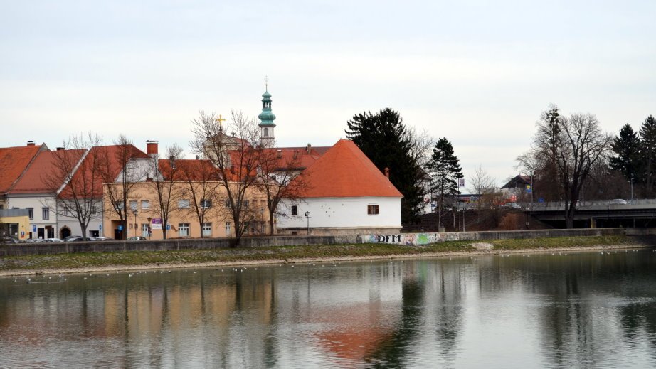 View of the the Mihelic gallery in Ptuj