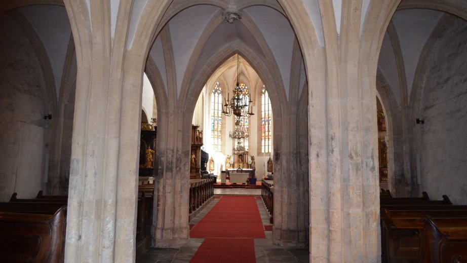 The interior of church of St. Jurij