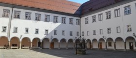 The interior of the Franciscan monastery in Ptuj