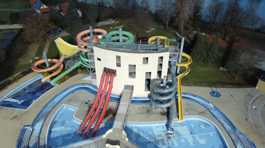 Slides in thermal park Ptuj